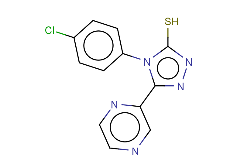 4-(4-chlorophenyl)-5-(pyrazin-2-yl)-4H-1,2,4-triazole-3-thiol