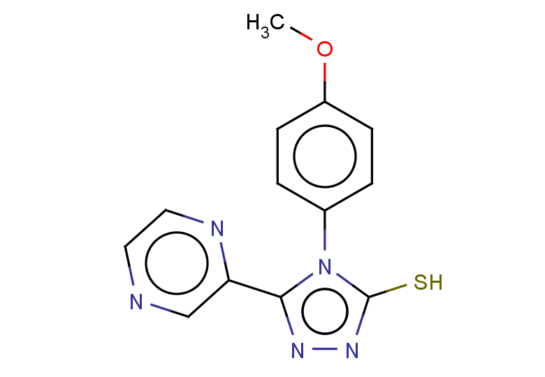 4-(4-methoxyphenyl)-5-(pyrazin-2-yl)-4H-1,2,4-triazole-3-thiol