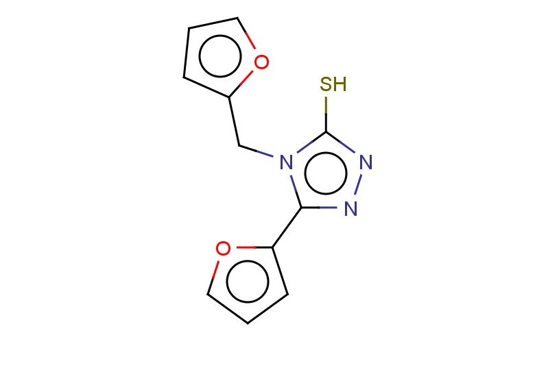 5-(furan-2-yl)-4-(furan-2-ylmethyl)-4H-1,2,4-triazole-3-thiol