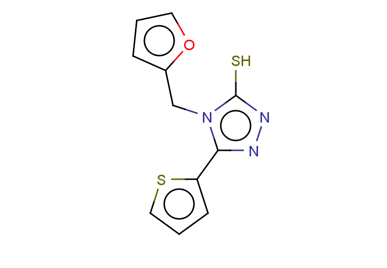4-(furan-2-ylmethyl)-5-(thiophen-2-yl)-4H-1,2,4-triazole-3-thiol