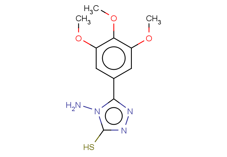 4-amino-5-(3,4,5-trimethoxyphenyl)-4H-1,2,4-triazole-3-thiol