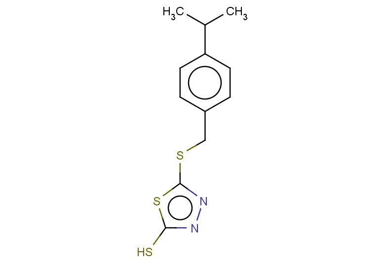 5-({[4-(propan-2-yl)phenyl]methyl}sulfanyl)-1,3,4-thiadiazole-2-thiol