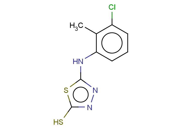 5-[(3-chloro-2-methylphenyl)amino]-1,3,4-thiadiazole-2-thiol
