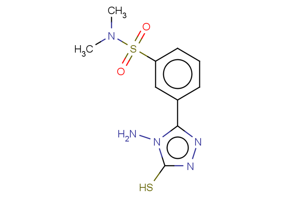 3-(4-amino-5-sulfanyl-4H-1,2,4-triazol-3-yl)-N,N-dimethylbenzene-1-sulfonamide