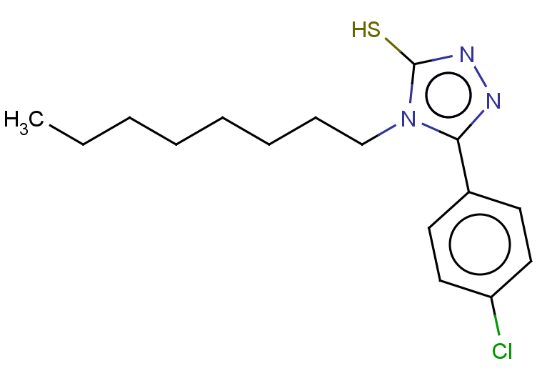 5-(4-chlorophenyl)-4-octyl-4H-1,2,4-triazole-3-thiol