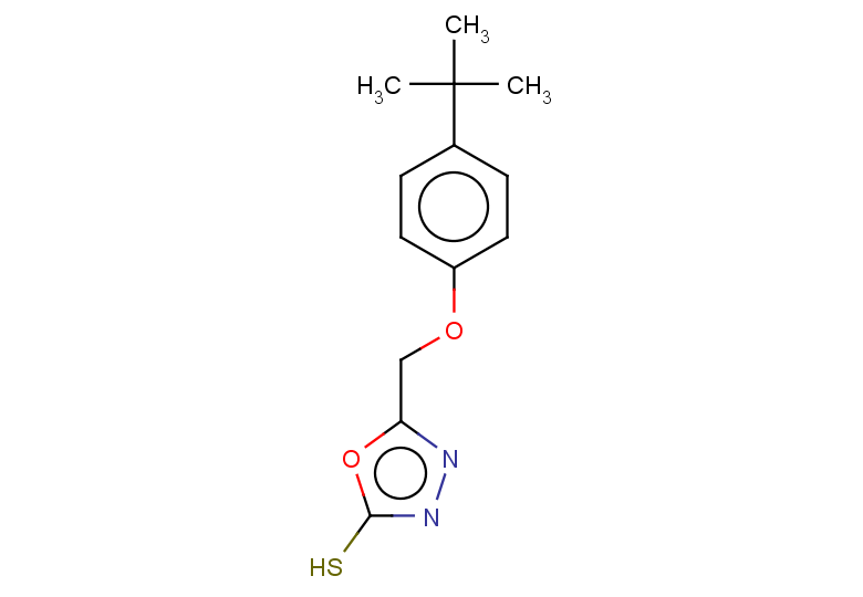 5-(4-tert-butylphenoxymethyl)-1,3,4-oxadiazole-2-thiol