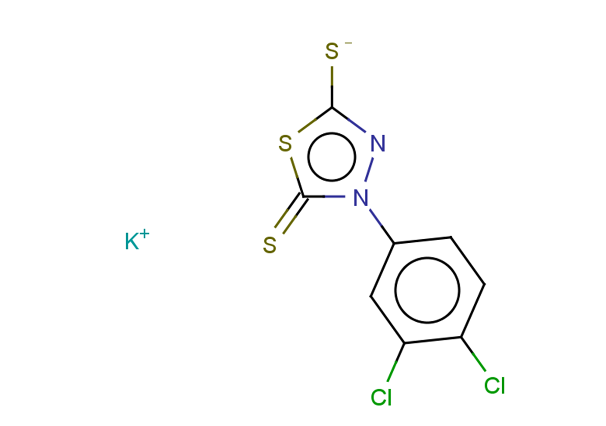 potassium [4-(3,4-dichlorophenyl)-5-sulfanylidene-4,5-dihydro-1,3,4-thiadiazol-2-yl]sulfanide