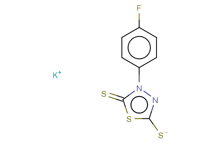 potassium [4-(4-fluorophenyl)-5-sulfanylidene-4,5-dihydro-1,3,4-thiadiazol-2-yl]sulfanide