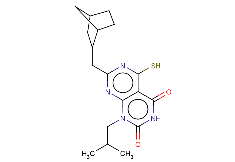 7-{bicyclo[2.2.1]heptan-2-ylmethyl}-1-(2-methylpropyl)-5-sulfanyl-1H,2H,3H,4H-[1,3]diazino[4,5-d]pyrimidine-2,4-dione