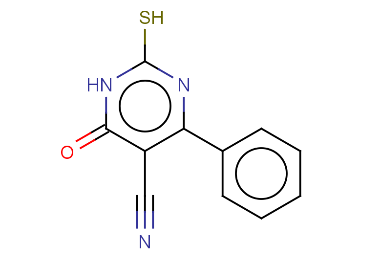 6-oxo-4-phenyl-2-sulfanyl-1,6-dihydropyrimidine-5-carbonitrile