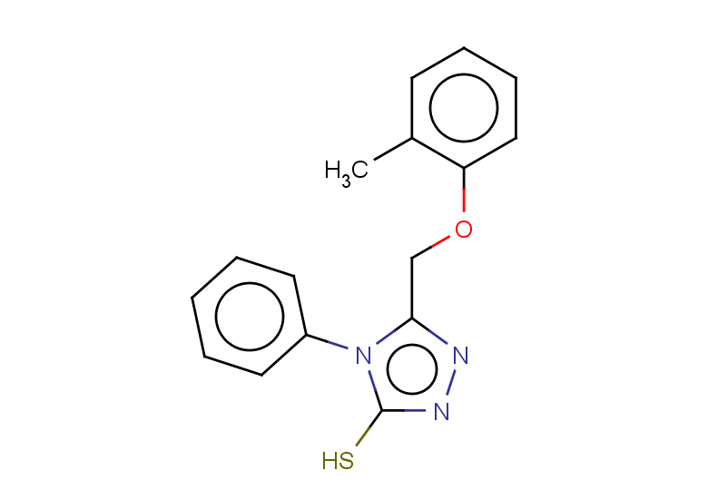 5-(2-methylphenoxymethyl)-4-phenyl-4H-1,2,4-triazole-3-thiol