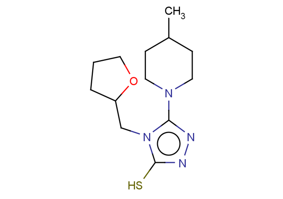 5-(4-methylpiperidin-1-yl)-4-(oxolan-2-ylmethyl)-4H-1,2,4-triazole-3-thiol