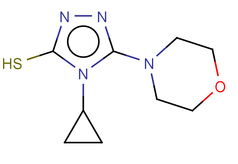 4-cyclopropyl-5-(morpholin-4-yl)-4H-1,2,4-triazole-3-thiol