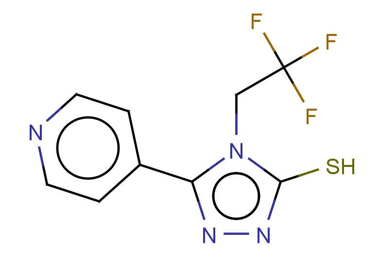5-(pyridin-4-yl)-4-(2,2,2-trifluoroethyl)-4H-1,2,4-triazole-3-thiol