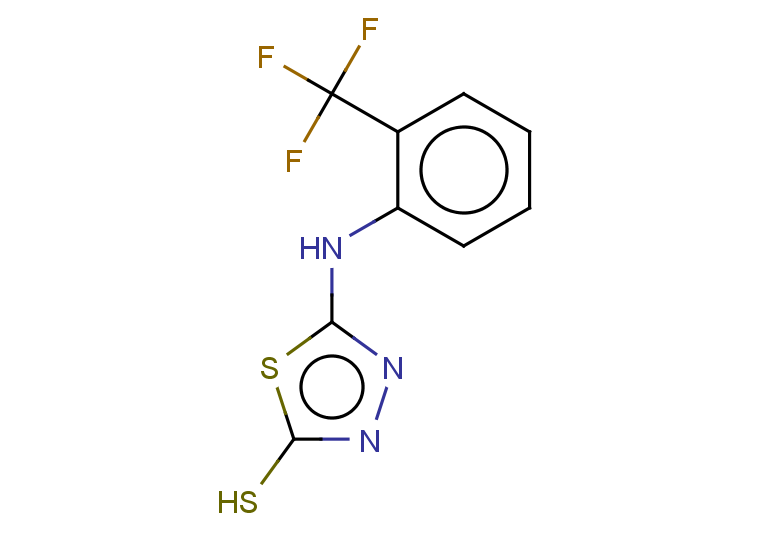5-{[2-(trifluoromethyl)phenyl]amino}-1,3,4-thiadiazole-2-thiol
