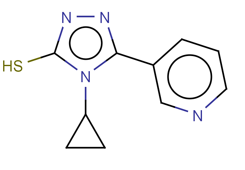 4-cyclopropyl-5-(pyridin-3-yl)-4H-1,2,4-triazole-3-thiol