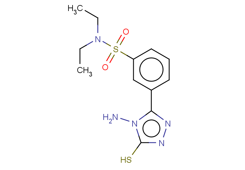3-(4-amino-5-sulfanyl-4H-1,2,4-triazol-3-yl)-N,N-diethylbenzene-1-sulfonamide