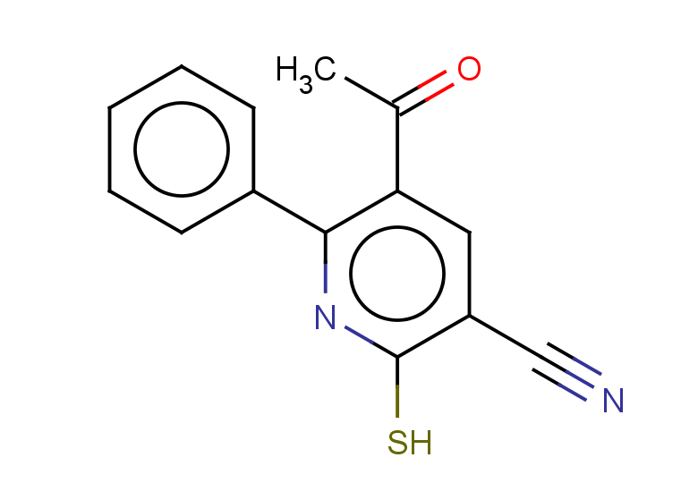 5-acetyl-6-phenyl-2-sulfanylpyridine-3-carbonitrile