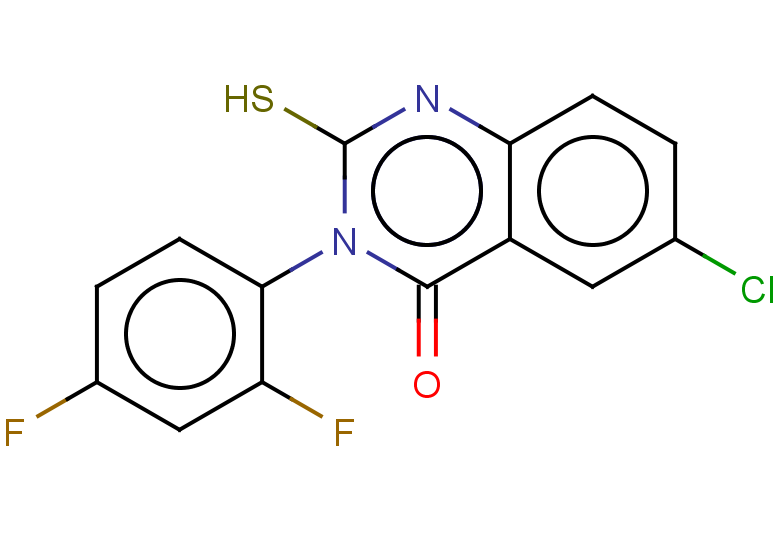 6-chloro-3-(2,4-difluorophenyl)-2-sulfanyl-3,4-dihydroquinazolin-4-one