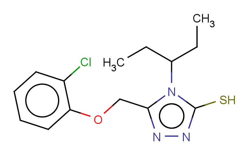 5-(2-chlorophenoxymethyl)-4-(pentan-3-yl)-4H-1,2,4-triazole-3-thiol
