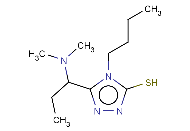 4-butyl-5-[1-(dimethylamino)propyl]-4H-1,2,4-triazole-3-thiol