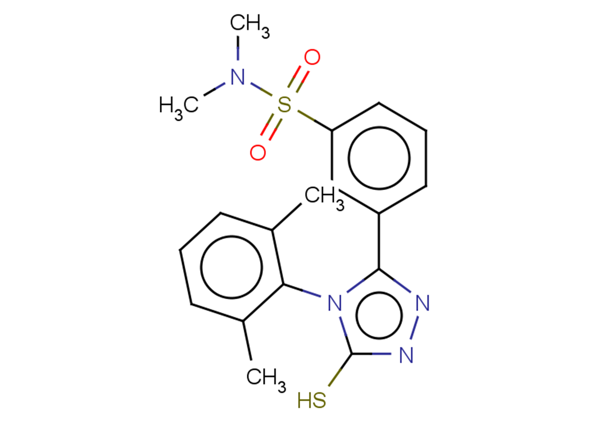 3-[4-(2,6-dimethylphenyl)-5-sulfanyl-4H-1,2,4-triazol-3-yl]-N,N-dimethylbenzene-1-sulfonamide