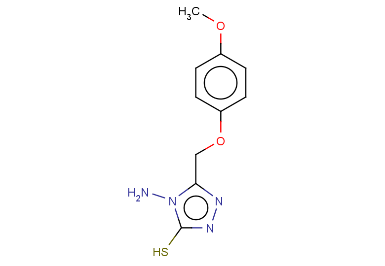 4-amino-5-(4-methoxyphenoxymethyl)-4H-1,2,4-triazole-3-thiol