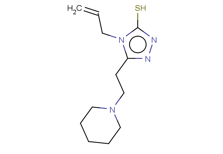 5-[2-(piperidin-1-yl)ethyl]-4-(prop-2-en-1-yl)-4H-1,2,4-triazole-3-thiol