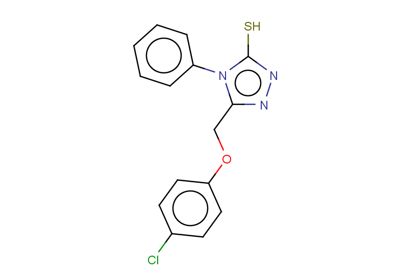 5-(4-chlorophenoxymethyl)-4-phenyl-4H-1,2,4-triazole-3-thiol