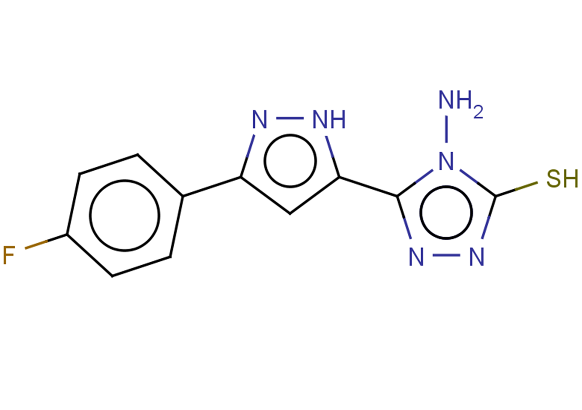 4-amino-5-[3-(4-fluorophenyl)-1H-pyrazol-5-yl]-4H-1,2,4-triazole-3-thiol