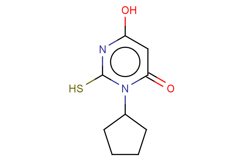 3-cyclopentyl-6-hydroxy-2-sulfanyl-3,4-dihydropyrimidin-4-one