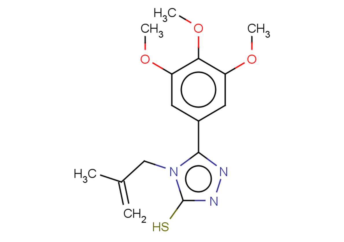 4-(2-methylprop-2-en-1-yl)-5-(3,4,5-trimethoxyphenyl)-4H-1,2,4-triazole-3-thiol