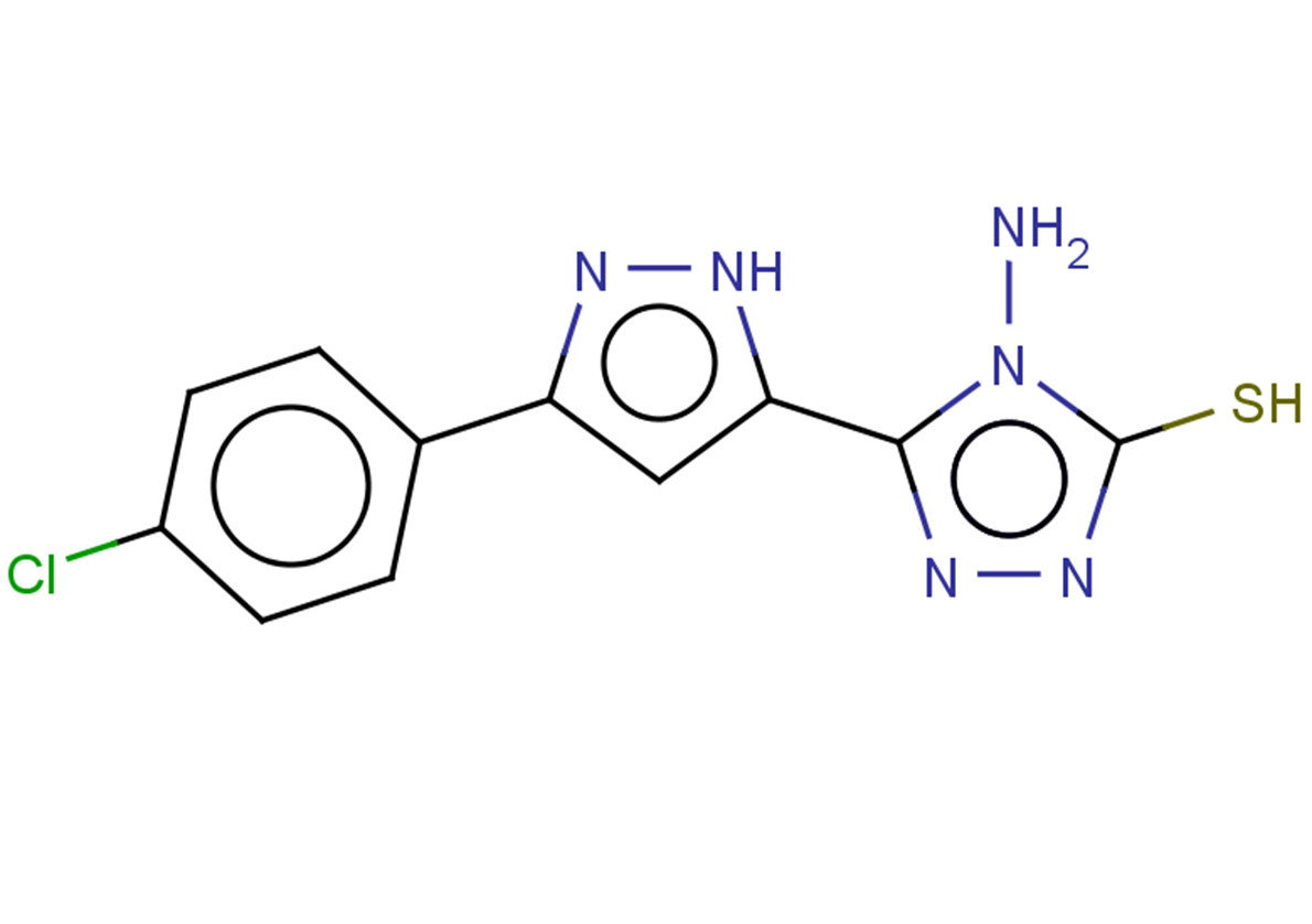 4-amino-5-[3-(4-chlorophenyl)-1H-pyrazol-5-yl]-4H-1,2,4-triazole-3-thiol