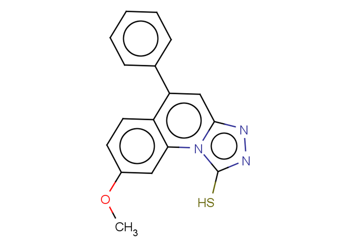 8-methoxy-5-phenyl-[1,2,4]triazolo[4,3-a]quinoline-1-thiol