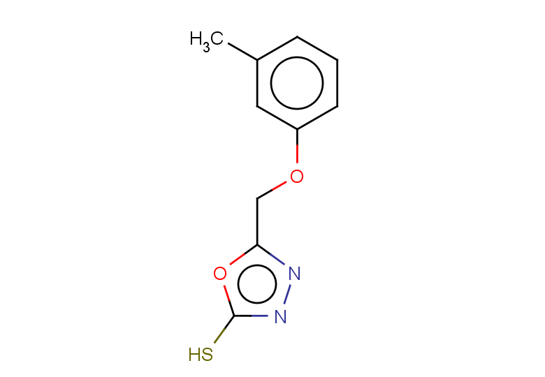 5-(3-methylphenoxymethyl)-1,3,4-oxadiazole-2-thiol