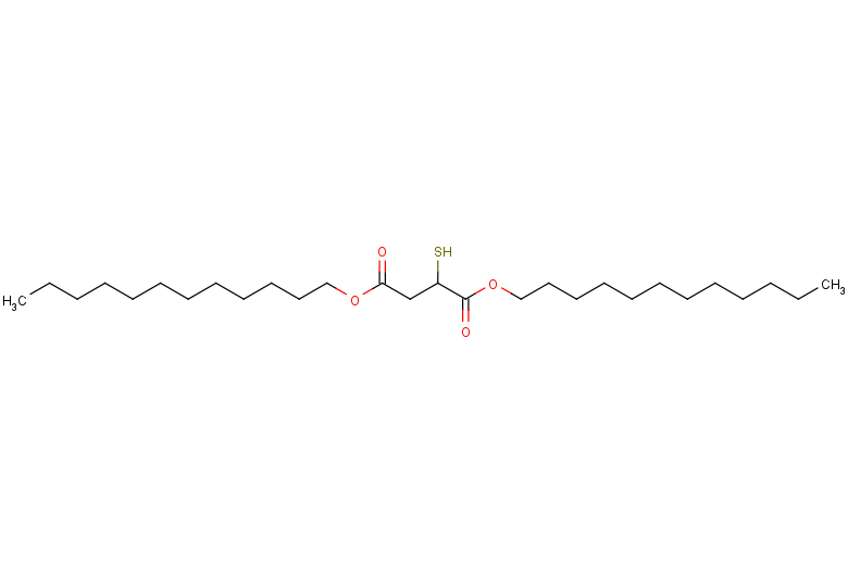 1,4-didodecyl 2-sulfanylbutanedioate