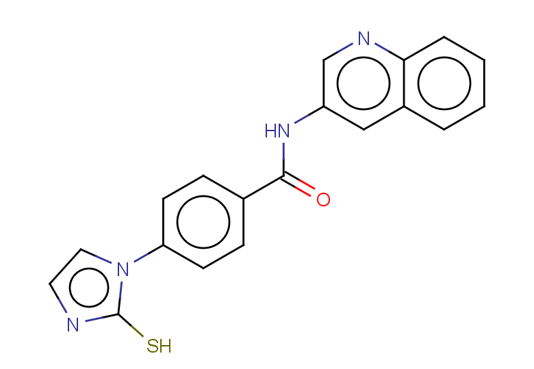N-(quinolin-3-yl)-4-(2-sulfanyl-1H-imidazol-1-yl)benzamide