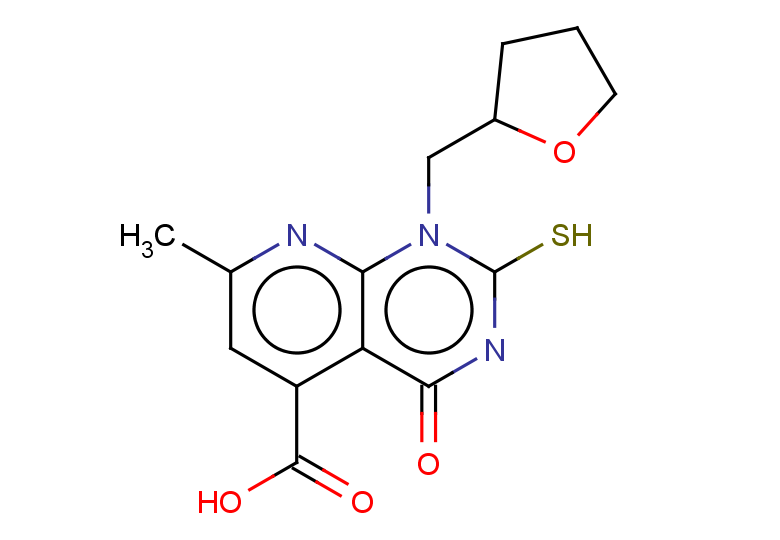 7-methyl-4-oxo-1-[(oxolan-2-yl)methyl]-2-sulfanyl-1H,4H-pyrido[2,3-d]pyrimidine-5-carboxylic acid
