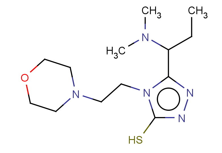 5-[1-(dimethylamino)propyl]-4-[2-(morpholin-4-yl)ethyl]-4H-1,2,4-triazole-3-thiol
