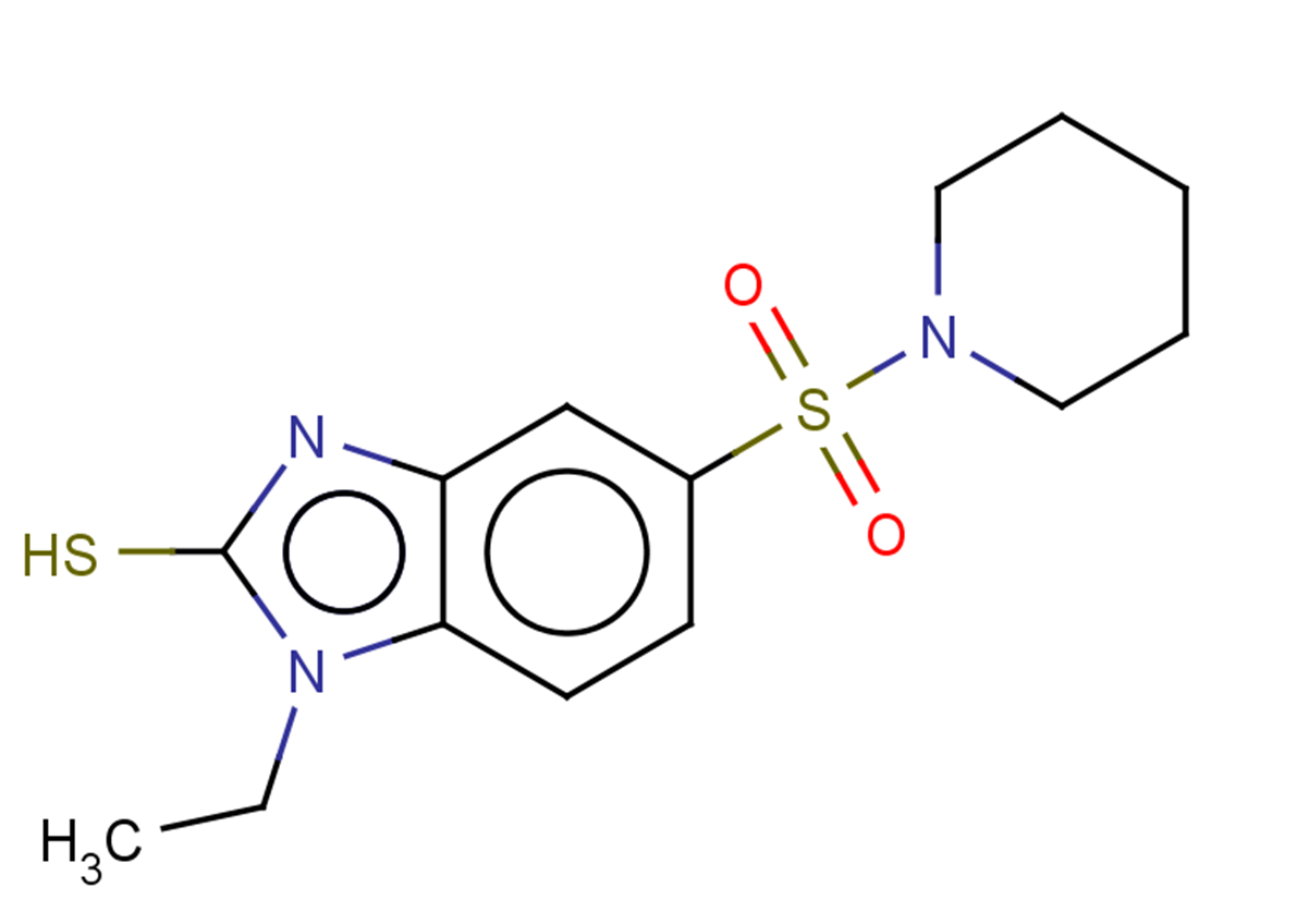 1-ethyl-5-(piperidine-1-sulfonyl)-1H-1,3-benzodiazole-2-thiol