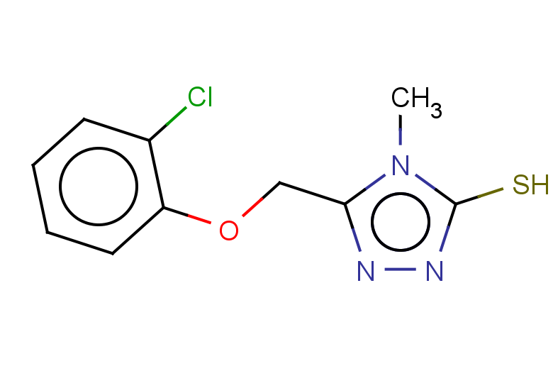 5-(2-chlorophenoxymethyl)-4-methyl-4H-1,2,4-triazole-3-thiol