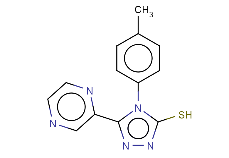 4-(4-methylphenyl)-5-(pyrazin-2-yl)-4H-1,2,4-triazole-3-thiol