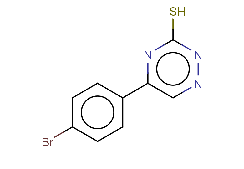 5-(4-bromophenyl)-1,2,4-triazine-3-thiol