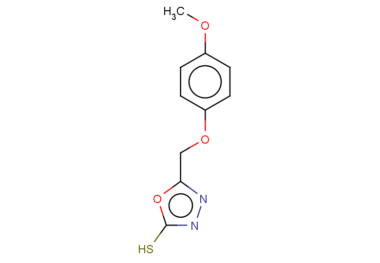 5-(4-methoxyphenoxymethyl)-1,3,4-oxadiazole-2-thiol
