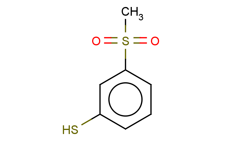 3-(METHYLSULFONYL)BENZENETHIOL