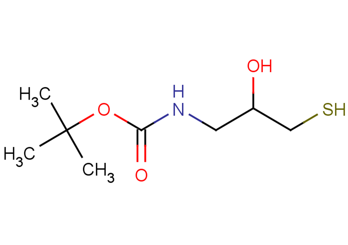 tert-butyl N-(2-hydroxy-3-sulfanylpropyl)carbamate