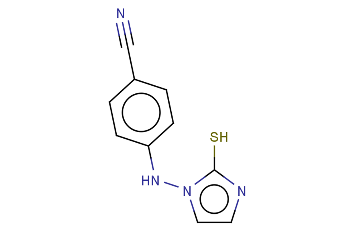 4-[(2-sulfanyl-1H-imidazol-1-yl)amino]benzonitrile
