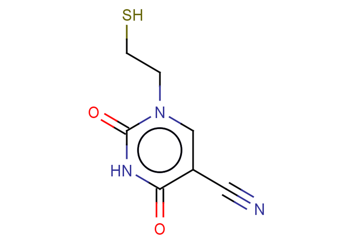 2,4-dioxo-1-(2-sulfanylethyl)-1,2,3,4-tetrahydropyrimidine-5-carbonitrile