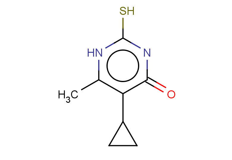 5-cyclopropyl-6-methyl-2-sulfanyl-1,4-dihydropyrimidin-4-one