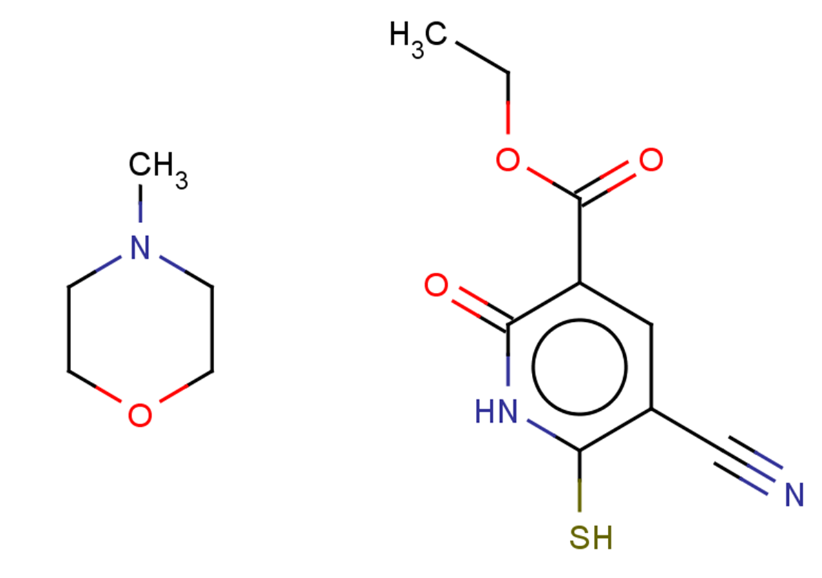 4-methylmorpholine ethyl 5-cyano-2-oxo-6-sulfanyl-1,2-dihydropyridine-3-carboxylate